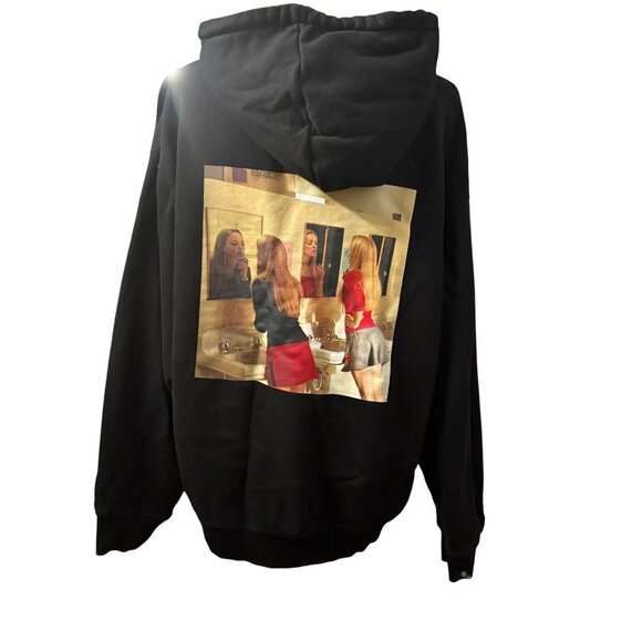 Mean Girls X Mens Hoodie Black "The Plastics" Print Front & Graphic Back Size L - Picture 3 of 11